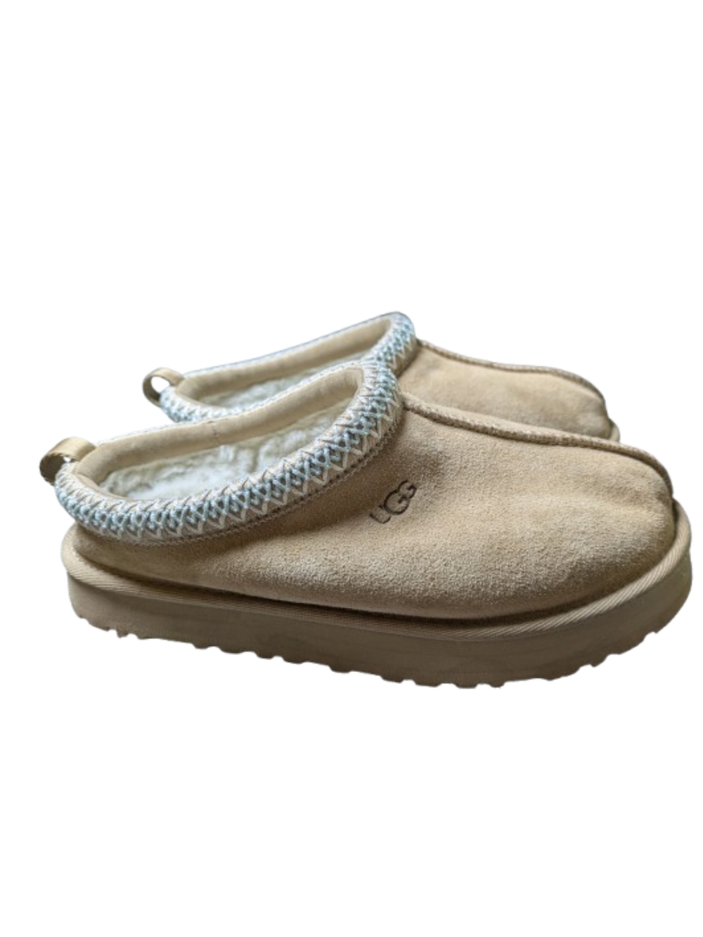 UGG Beige Cozy Slip-On Slippers